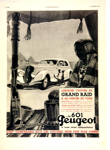 Publicité papier peugeot - publicité,