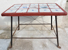 Table basse année 60 en fer