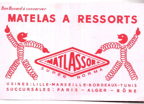 Buvard matelas à ressort - buvard,