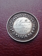 médaille de mariage en argent