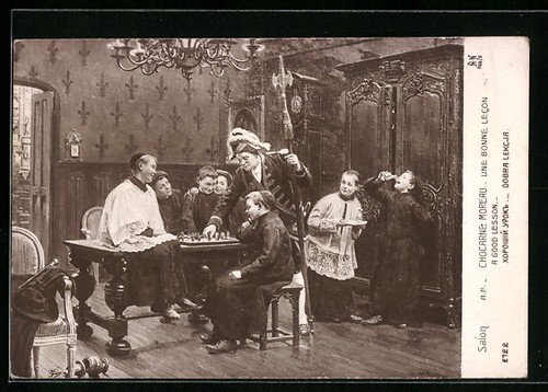 Carte postale salon chocarne - carte, salon,