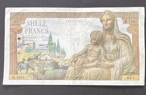 Banque france billet 000 - france, 1
