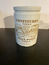 Ancien Pot à Confiture Félix