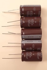 Lot de 5 Condensateurs 100 µF