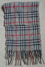 BURBERRYS ECHARPE en 100% coton épais  - 140 cm x 32 cm foulard - scarf