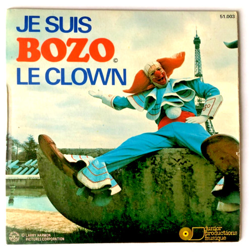 Bozo clown tours vinyle - 45,