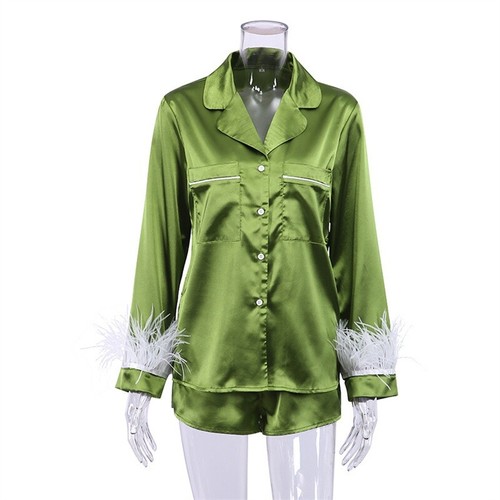 Ensemble pyjamas soie - de, en