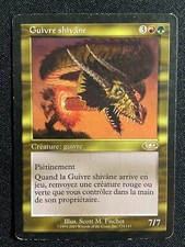 Carte Magic Rare FR Edition Planeshift 2001 Guivre Shivâne comme dragon BT