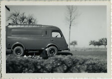 PHOTO ANCIENNE - VINTAGE SNAPSHOT - CAMION FOURGON FOURGONNETTE TUBE - TRUCK