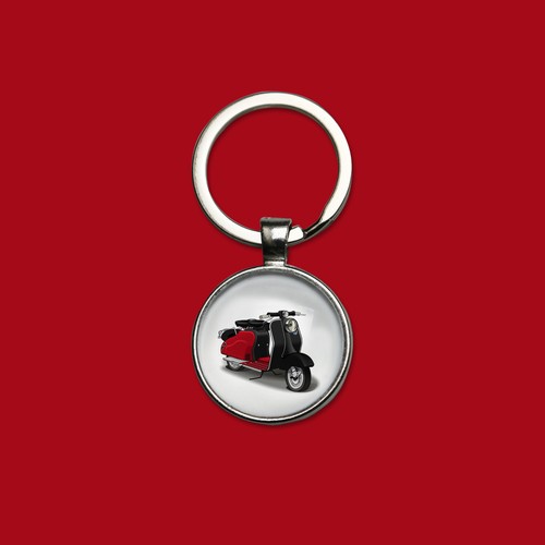Porte clefs scooter lambretta - scooter,