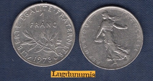 Franc semeuse nickel 1973 - nickel,