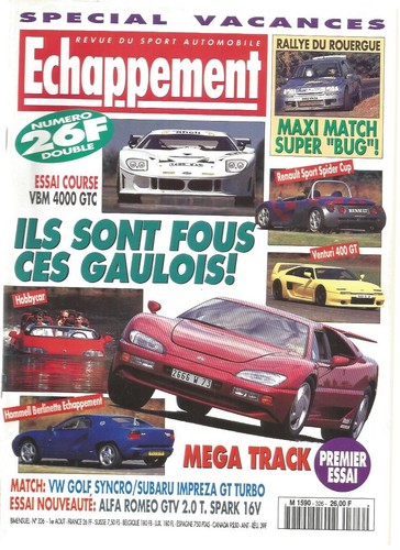 Echappement 326 vbm 4000 - n°326,