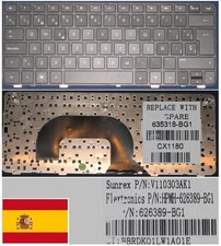 Clavier Qwerty Espagnol HP Pavilion DM1-3000 V110303AK1 626389-BG1 635318-BG1