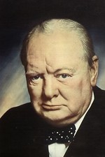 WW2 - Portrait de Winston Churchill, 1er ministre britannique