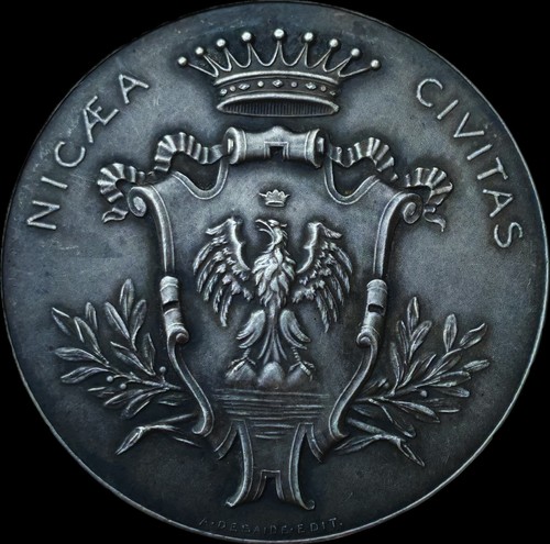 Médaille argent 1906 ville - argent, de