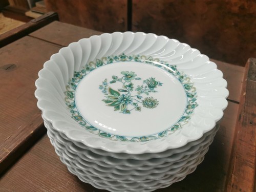 Assiettes creuses porcelaine - 9,