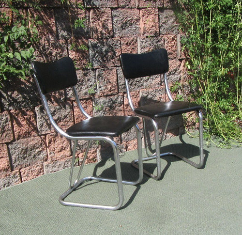 Rare vintage chrome art deco - rare,