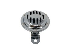 Klaxon Chrome 12V Universel De 100mm pour Moto Custom Cafè racer vintage