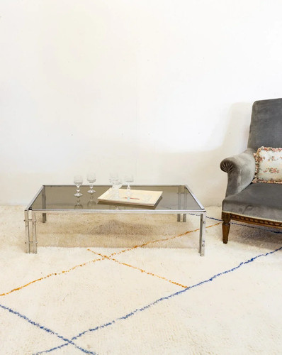 Donna table basse chromée - la,