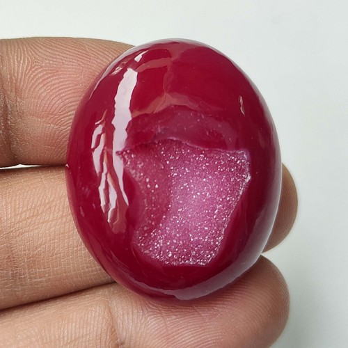 Agate onyx rouge géode - rouge,