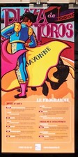 Affiche originale corrida - "corrida, des