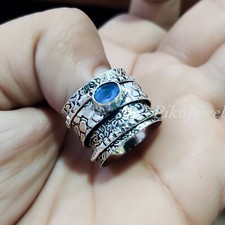 Bague toupie en argent