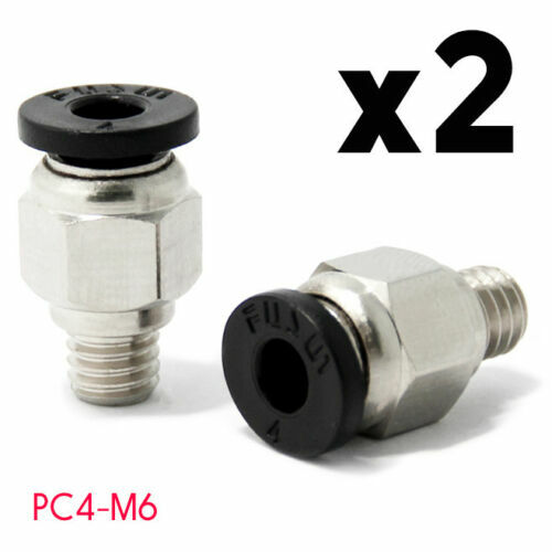 Raccord pneumatique pc4 m6 - pneumatique, pc4-m6