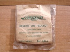 Peugeot 204 304 , feu éclaireur éclairage droit plaque arrière Frankani 440