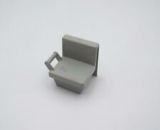 PLAYMOBIL (W467) RAILS - Siège Fauteuil Gris Gauche Wagon 4001 4017 4100 Défauts
