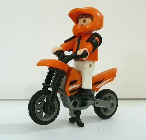 Playmobil jeu enfant moto - enfant,