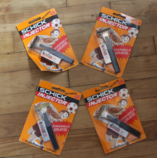Original SCHICK INJECTOR Pack Rasoir + 10 lames PLATINIUM Vintage Homme ORIGINAL