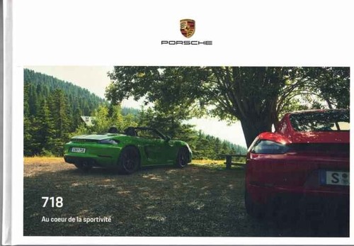 Catalogue brochure porsche 718 - catalogue,