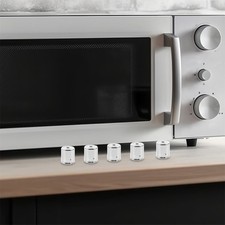  10 Pcs Accessoires Micro Ondes Couvercle Micro-ondes Pièces Remplacement Au