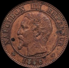 Napoléon III 2 Centimes 1856 Lille Second Empire ✨Belle Qualité ✨