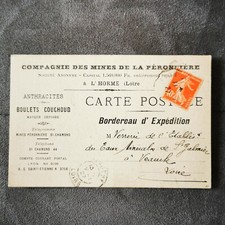 ⭐ FRANCE Cartes Postale Ancienne MARIANNE 1927 Loire - Collection Timbre Poste⭐