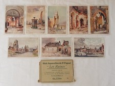 RARE 8 CARTE POST. LES RUINES