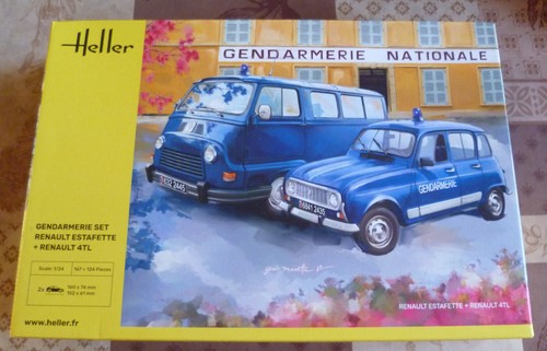 Heller gendarmerie set renault - gendarmerie,