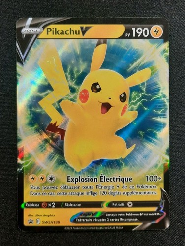 Carte pokémon pikachu - carte,