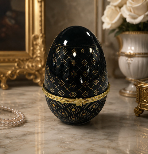 œuf style fabergé boîte - Œuf, –