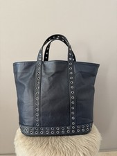 Sac À Main Vanessa Bruno En Cuir Avec Œillets -Authentique 