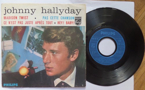 Johnny hallyday 45t pochette - hallyday,