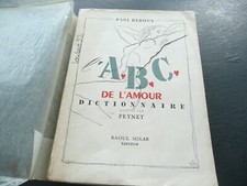 livre  ancien  ABC de l'amour dictionnaire illustré par PEYNET par PAUL REBOUX