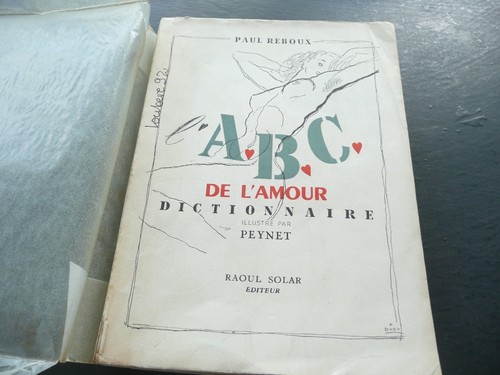 Livre ancien abc l - ancien, l'amour