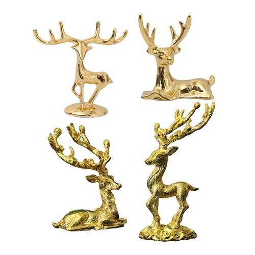 Pcs sika cerf sculpture - 2,