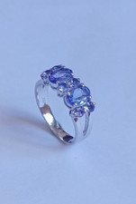 Bague bracelet ovale en pierre