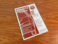 RTA origine RENAULT MEGANE  fascicule NT 3163A POMPE inj LUCAS moteur F8Q622