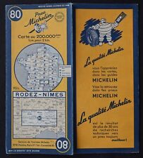 Carte MICHELIN 80 RODEZ NIMES