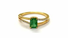 Bague Solitaire En Argent