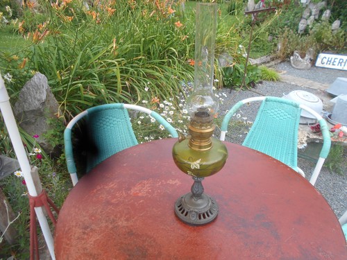 Lampe petrole matador pied - lampe,