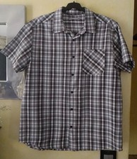 Chemise gris carreaux taille - gris,
